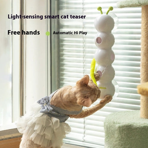 Motion Activated Cat Stick Toy