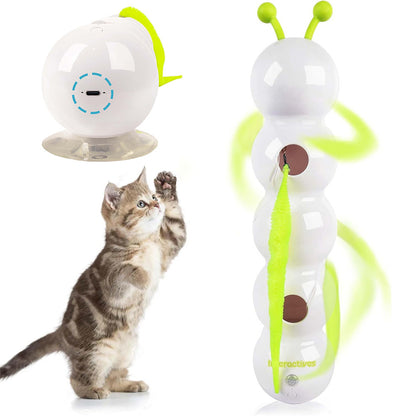 Motion Activated Cat Stick Toy